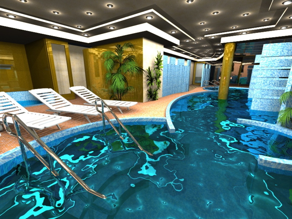 Villa port design pool